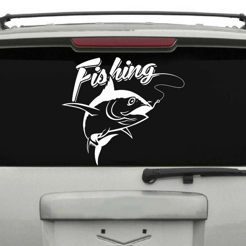 Hunting Outdoor Logos - パーソナライズされた釣り竿,スポーツ,屋外,車,ボート,窓,ステッカー,壁,z517