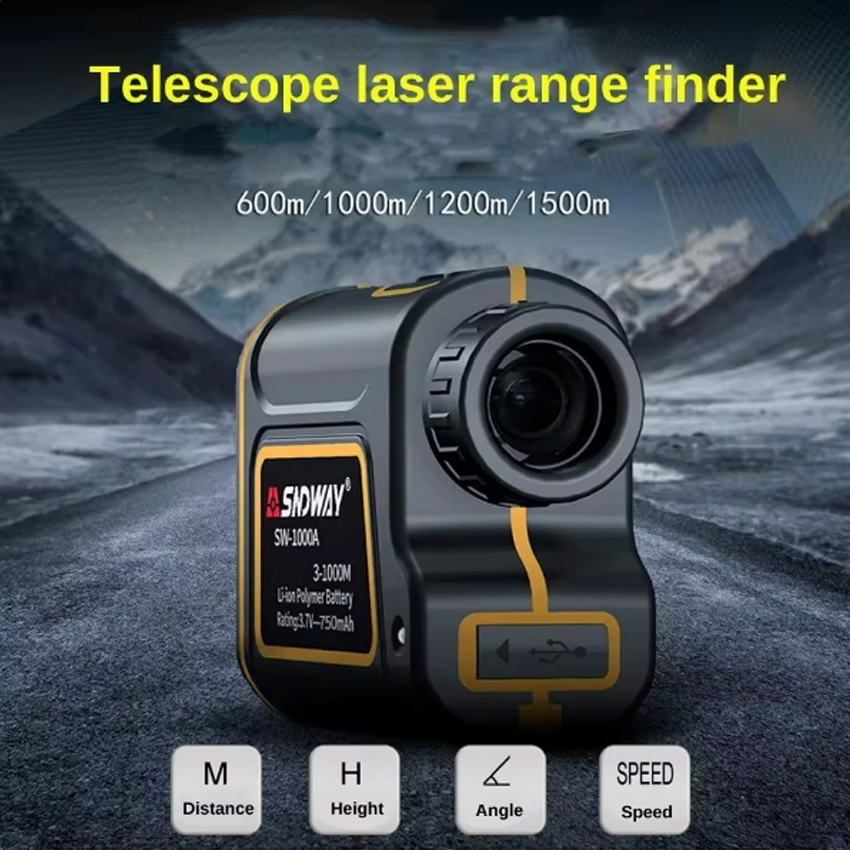 Rangefinder Laser Hunting - 狩猟用望遠鏡レーザー距離計,単眼,メトロレーザー,距離計,デジタル巻尺,600m, 1000m, 1500m