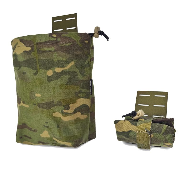 Outdoor Hunting Gear Storage - タクティカルマルチカムエアソフトライフル,折りたたみギアバッグ,アウトドアハンティング,リサイクルストレージマガジン,ウエストバッグ