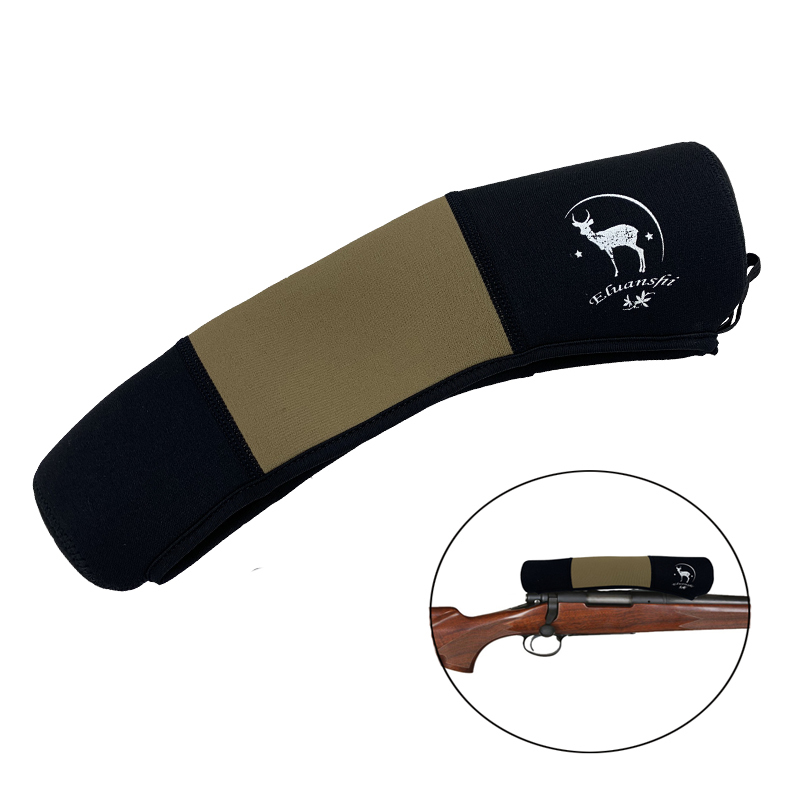 Outdoor Hunting Range - PPT 狩猟ライフル銃光学カバー軍事ポーチネオプレンライフルスコープカバー黒色 33x6.5x4.5 センチメートルガンバッグポーチ PP6-0096