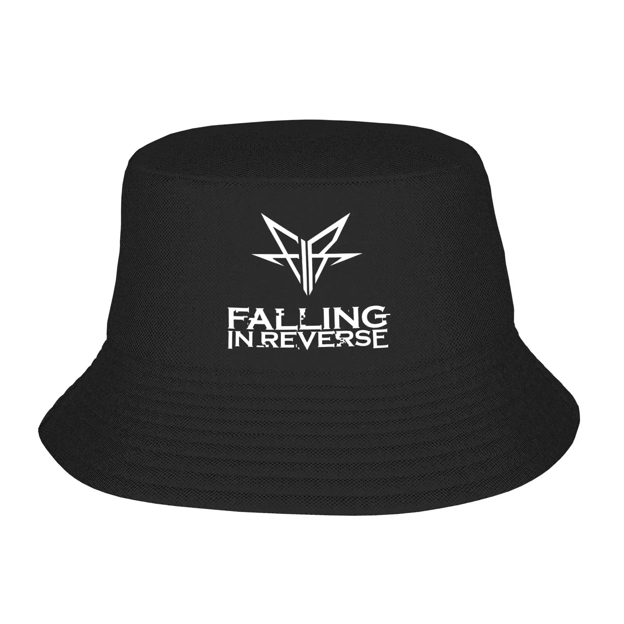 Hunting Outdoor Logos - 2026 ユニセックス フォーリングインリバース バケットハット ロゴ付き ポータブル