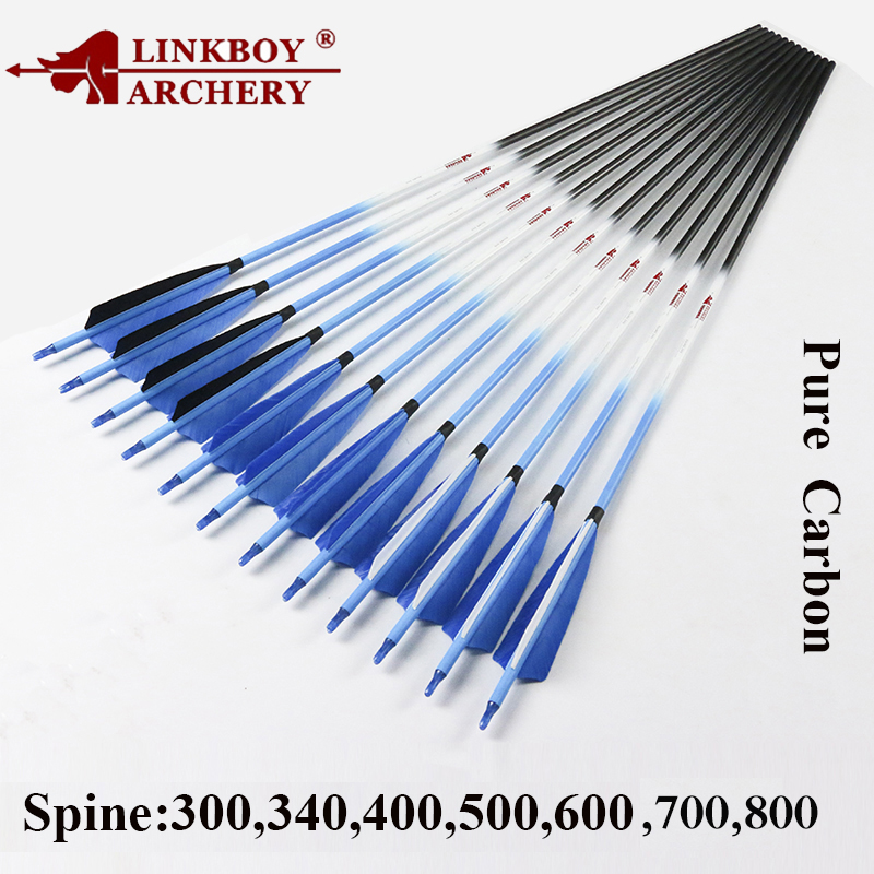 Arrow Carbon Shaft - Linkboy アーチェリー カーボン矢 SP800 ID6.2mm 32インチ