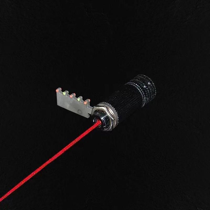 Rangefinder Laser Hunting - 新型スリングショットレーザーサイト スリングショット照準レーザー 赤外線ステンレス鋼6連機械式照準器 LEDライト 光ファイバーサイトポイント