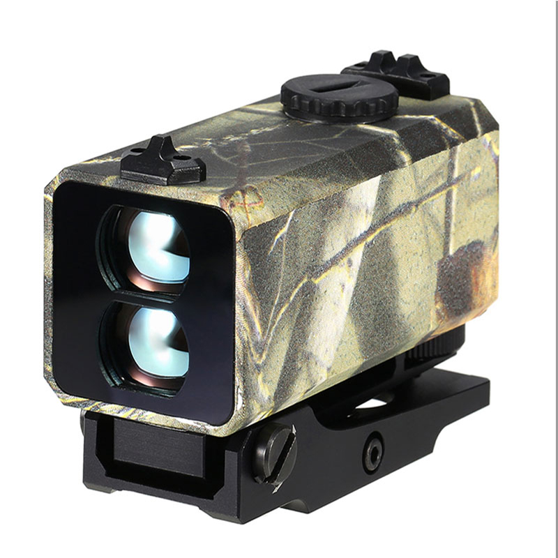 Rangefinder Laser Hunting - 屋外狩猟用ミニレーザー自動距離計,リアルタイム表示,距離速度測定,1200m,le032