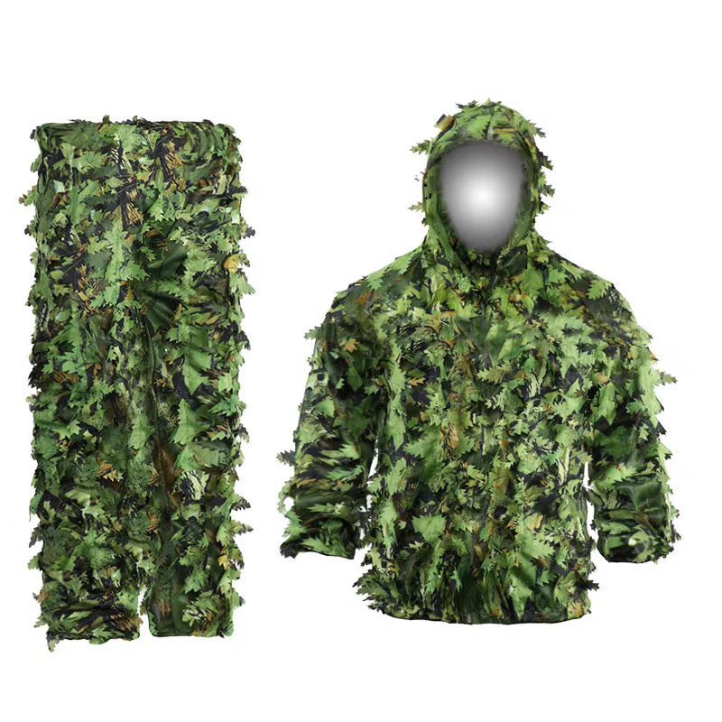 Ghillie Suit Woodland - 庭と狩猟のためのカモフラージュと花のエキゾチックな衣装,新しいコレクション