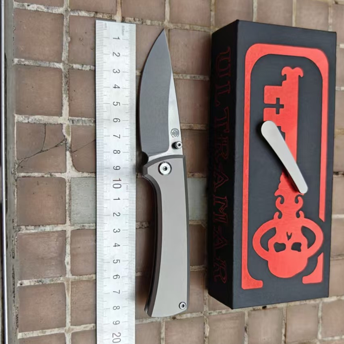 Hunting Outdoor Logos - RCK9 チャベス ウルトラマーセラミックベアリング チタン サバイバル EDCツール