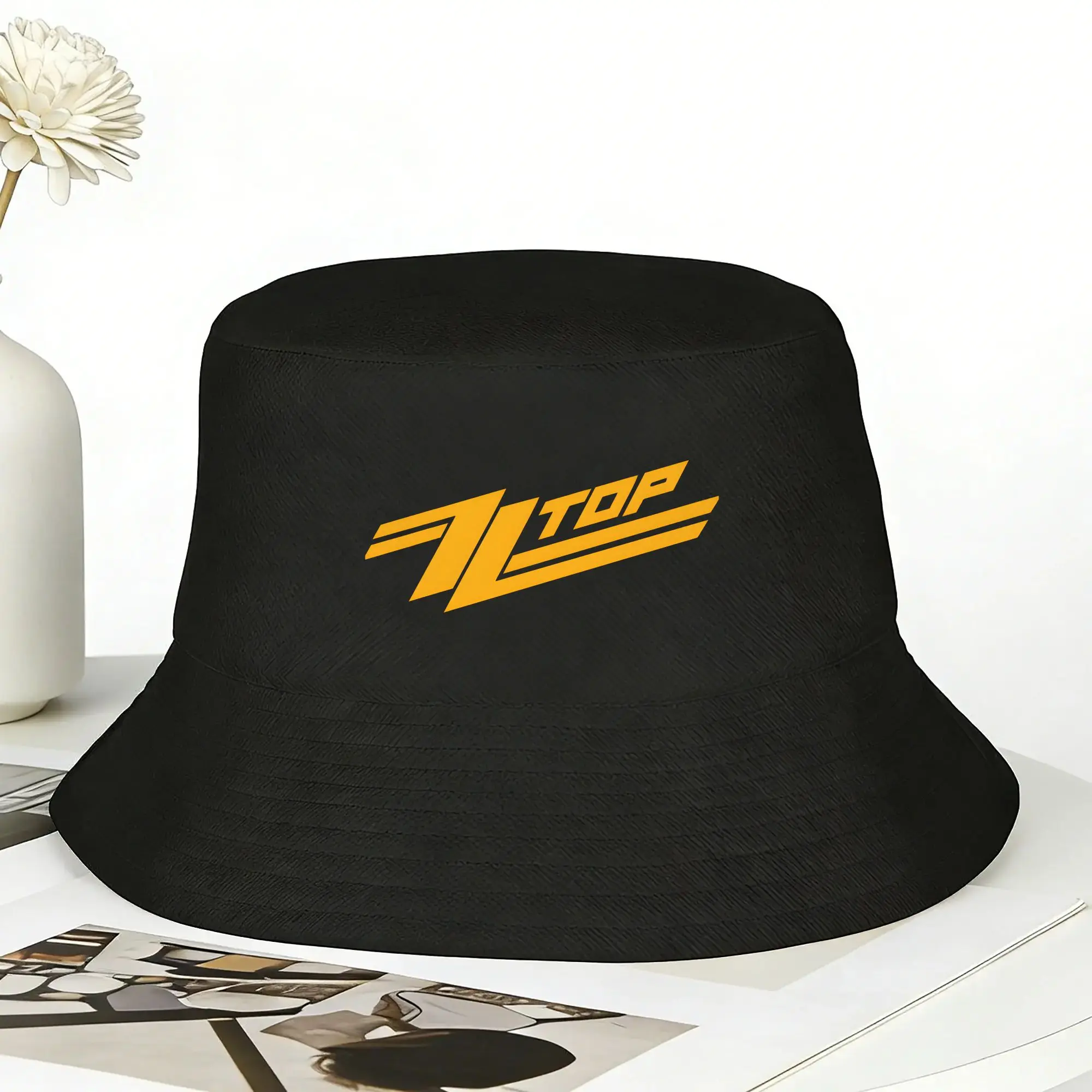 Hunting Outdoor Logos - 新しい ZZ トップロゴバケットハットストリートスタイル漁師キャップ男性女性のための面白いハンティングバイザー帽子人格パターンキャップ