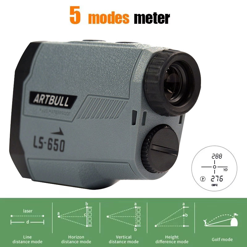 ARTBULL フラッグロック機能付きスロープピンレーザー距 - Rangefinder Laser Hunting のレビューと価格