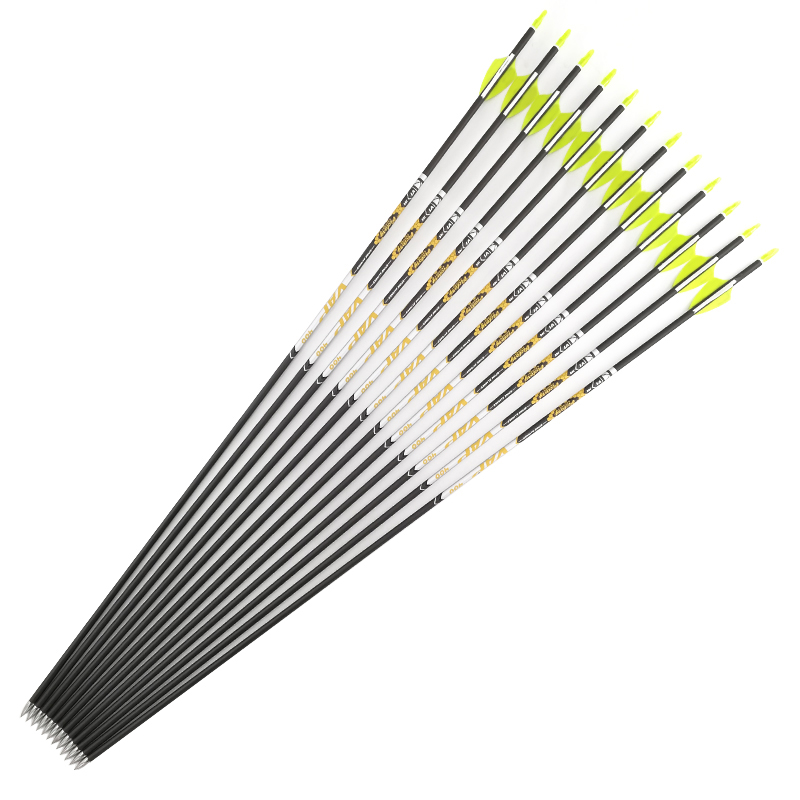 アーチェリー スパイン 350 400 450 500 60 - Arrow Carbon Shaft のレビューと価格