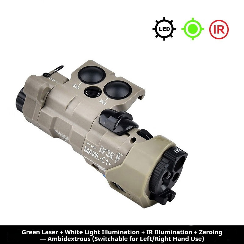 戦術的な MAWLC1 LED 懐中電灯モジュラーバッテリー - Outdoor Hunting Gear Storage のレビューと価格