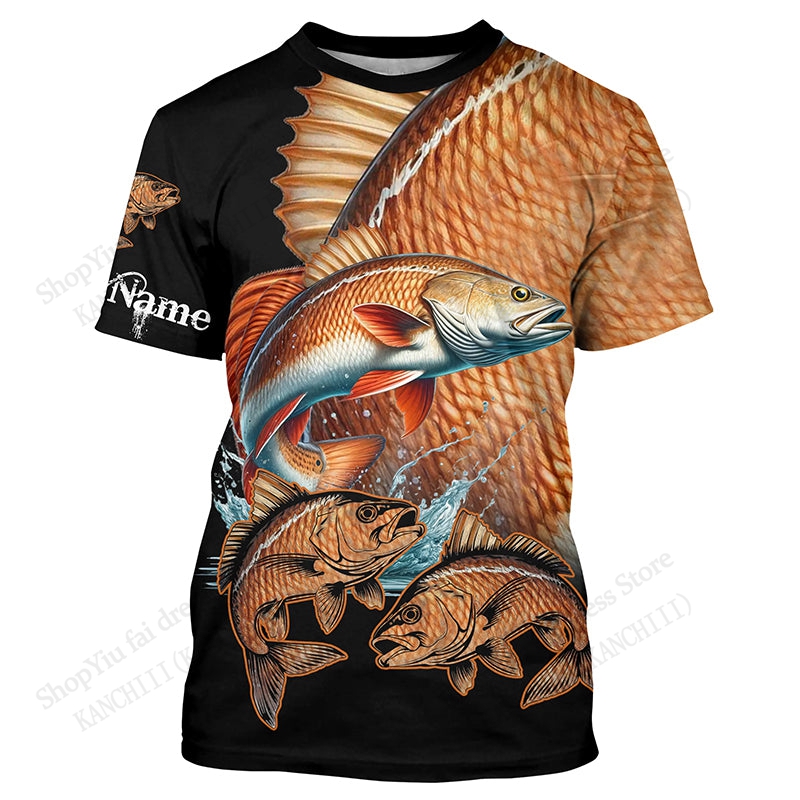 新しい釣りカモフラージュ柄ハンティング3DプリントTシャツ  - Outdoor Hunting Names のレビューと価格