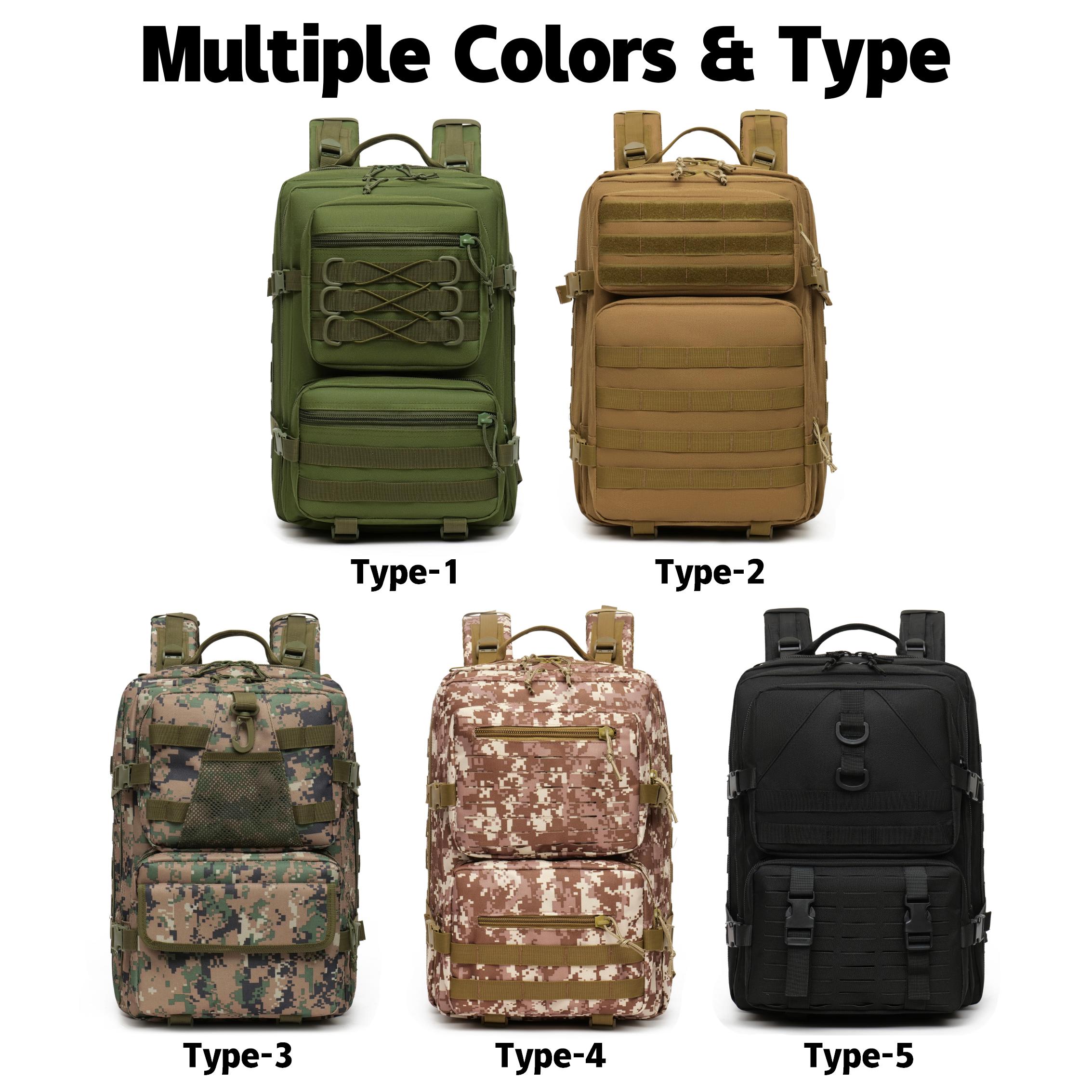防水加工、大容量、アウトドア戦術バックパック、登山、ハイキン - Hunting Outdoor Logos のレビューと価格
