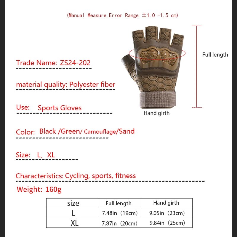 男性と女性のための戦術的なアウトドアスポーツグローブ,ハーフ - Outdoor Hunting Names のレビューと価格