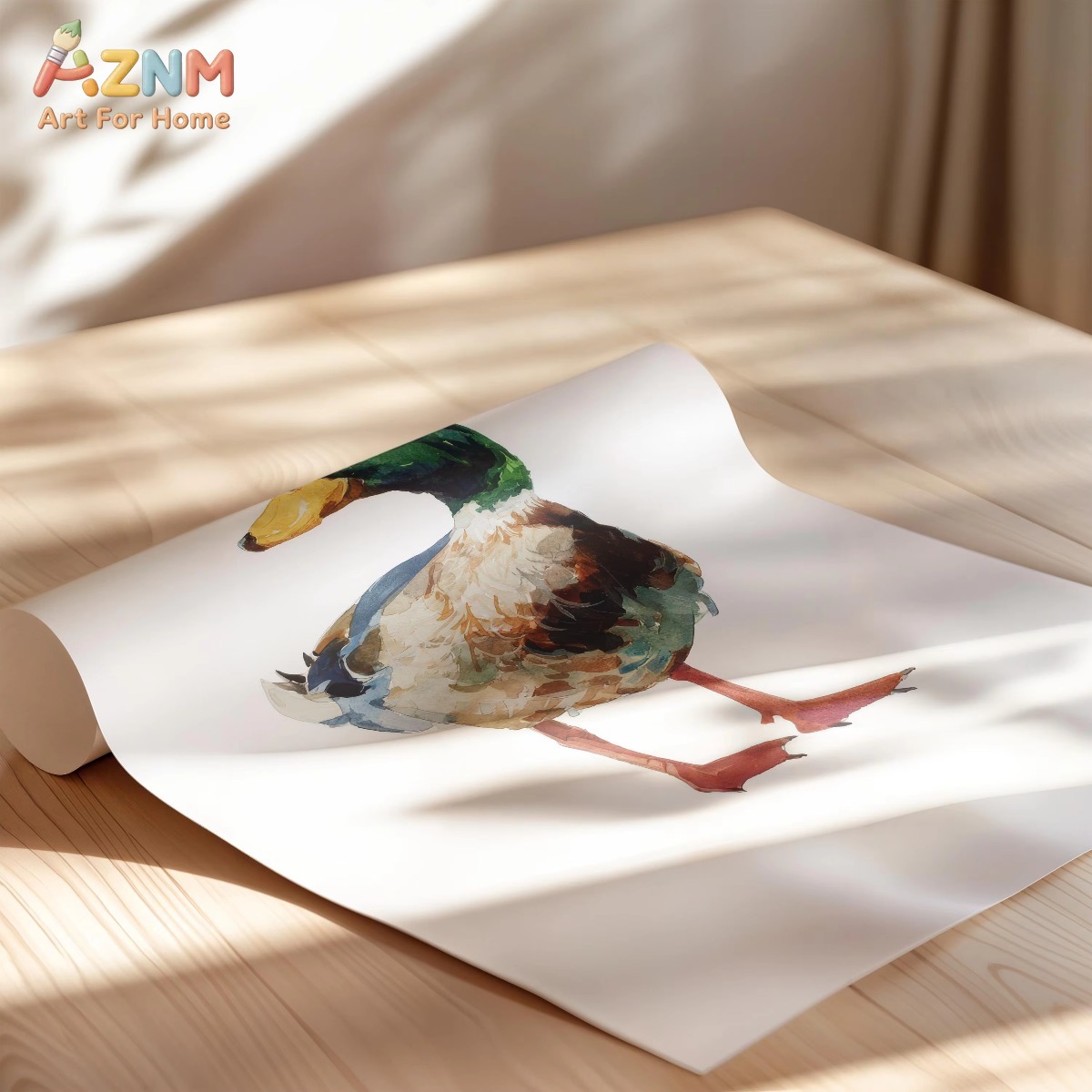 AZNM 水彩画狩猟と釣りアートポスターキャンバスプリントマ - Hunting Outdoor Decor のレビューと価格