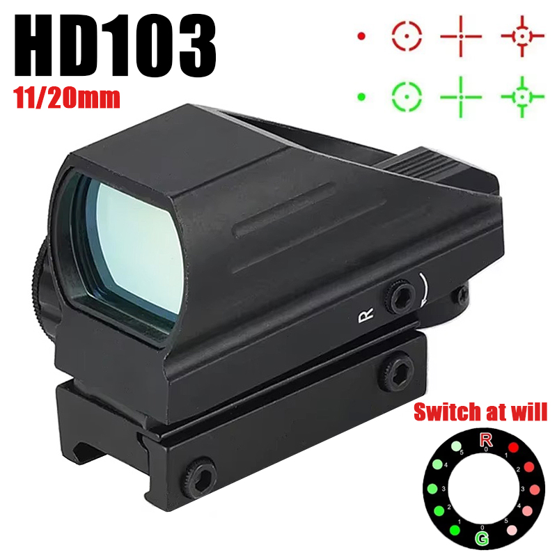 戦術 HD103 レッドグリーンドット 4 レチクル光学照準 - Outdoor Hunting Range のレビューと価格