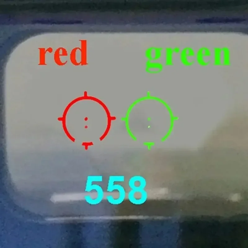 558 ホログラフィック スコープ 558+3x 戦術光学照 - Outdoor Hunting Range のレビューと価格