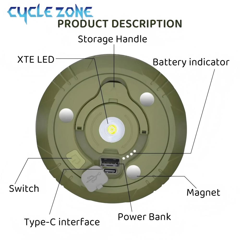 LED キャンプランプ リールストリップライト雰囲気ライト  - Hunting Outdoor Decor のレビューと価格