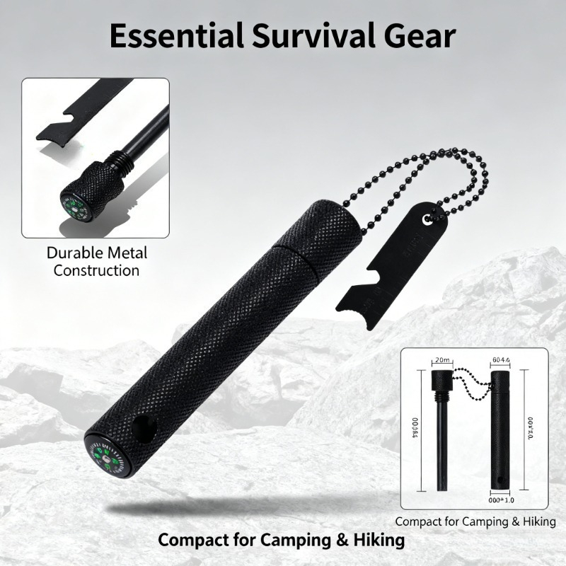 マグネシウム棒とコンパス付き - 防水・耐腐食性の発火石、ア - Fire Starter Waterproof のレビューと価格