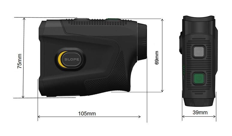 新型レンジファインダー ゴルフ IP54防水 1000ヤード - Hunting Outdoor Logos のレビューと価格