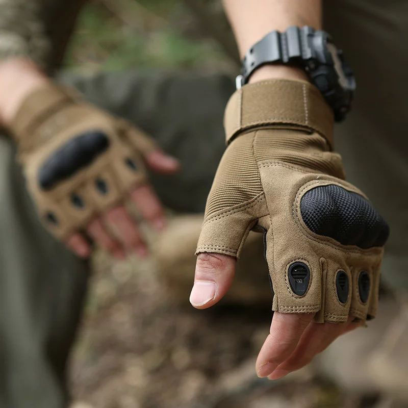 カスタムロゴ入りフルフィンガータクティカルグローブ アウトド - Hunting Outdoor Logos のレビューと価格