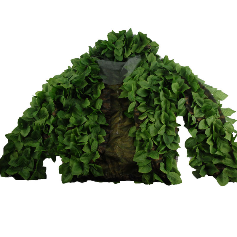 べたつかない花、バイオニックカモフラージュの葉、緑の葉、耐摩 - Ghillie Suit Woodland のレビューと価格