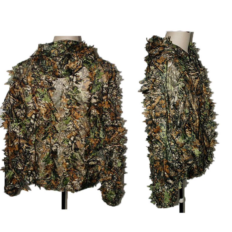 男性と女性のための屋外のギリースーツ、カモフラージュ服、ジャ - Ghillie Suit Woodland のレビューと価格
