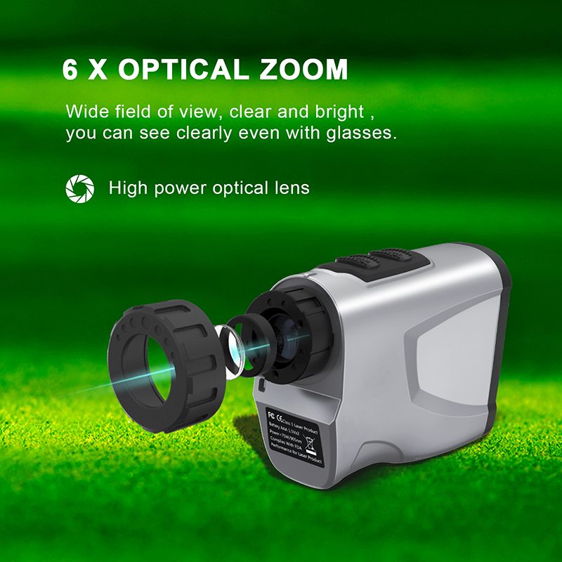 狩猟距離計 650 ヤードレーザー距離計 6 倍倍率振動角度 - Rangefinder Laser Hunting のレビューと価格