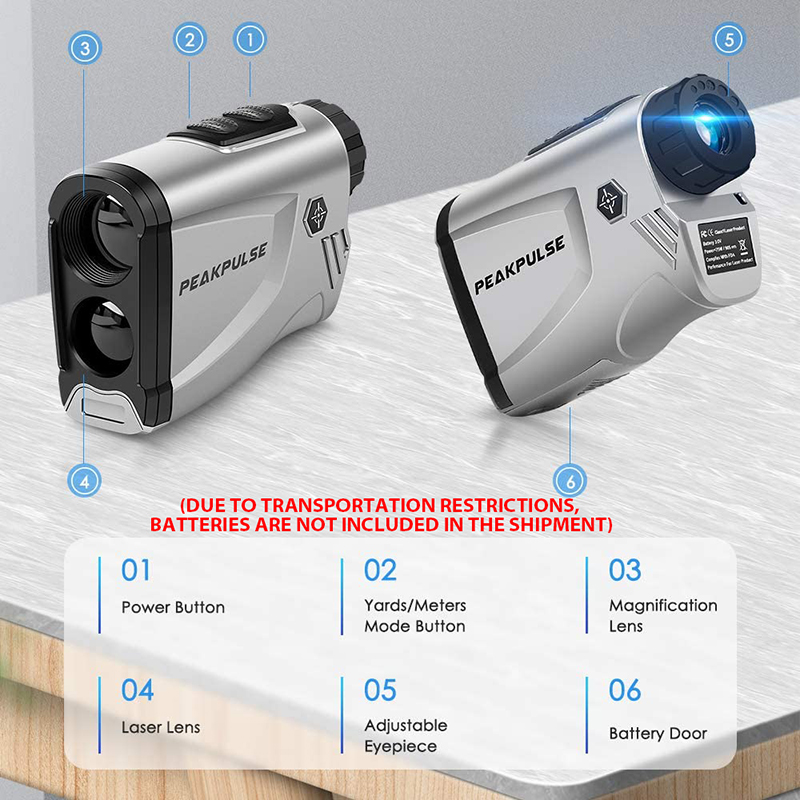 狩猟距離計 650 ヤードレーザー距離計 6 倍倍率振動角度 - Rangefinder Laser Hunting のレビューと価格