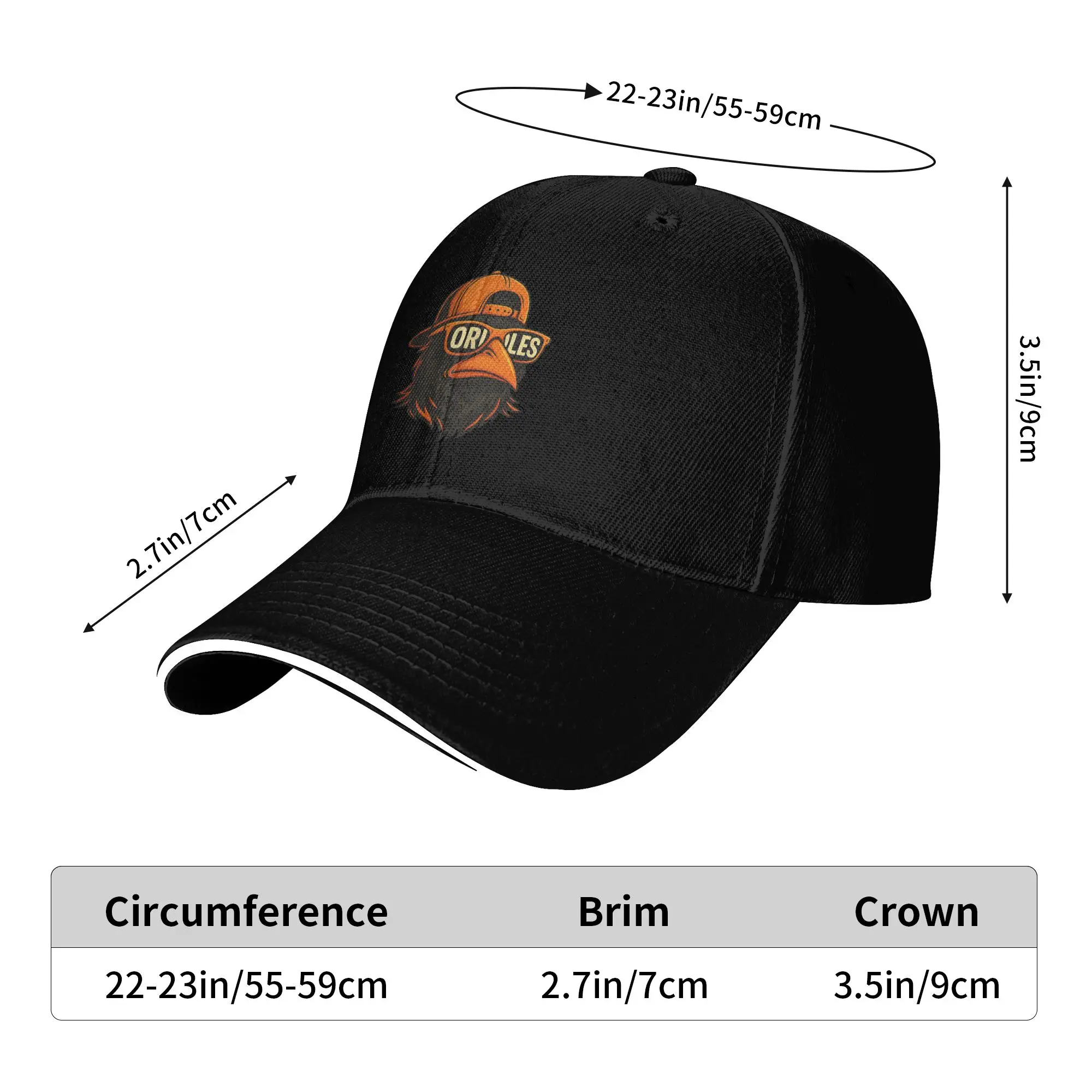 夏カジュアル野球帽オリオール名ヴィンテージギフト狩猟キャンプ - Outdoor Hunting Names のレビューと価格