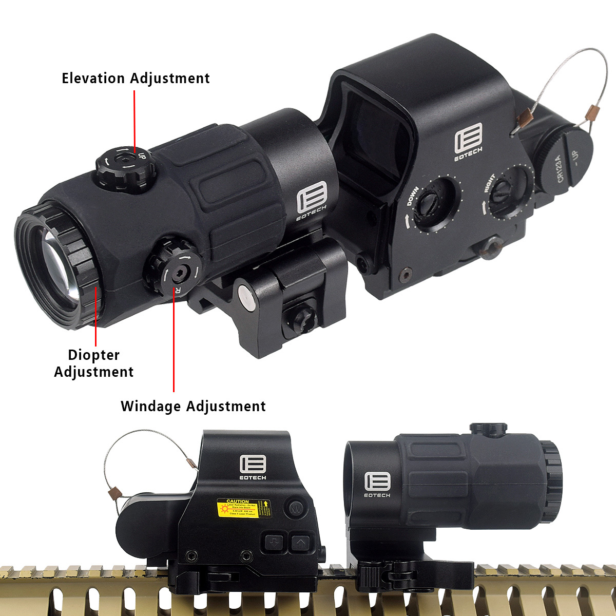 EOTECH G43 G33 G45 3倍 5倍 マグニファ - Outdoor Hunting Range のレビューと価格