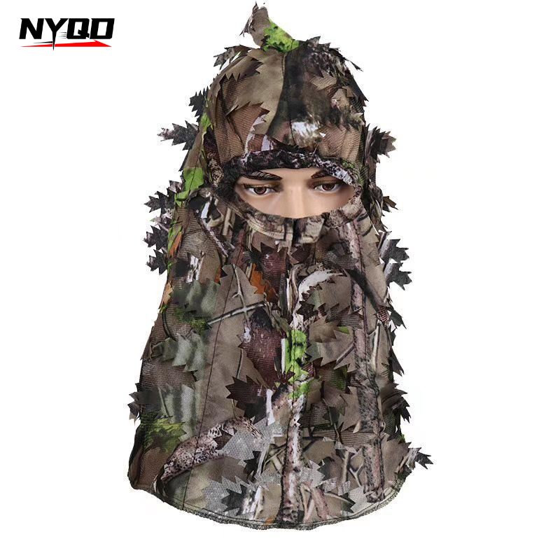 3Dリーフギリースーツ ハンティングカモフラージュ服 ウッド - Ghillie Suit Woodland のレビューと価格