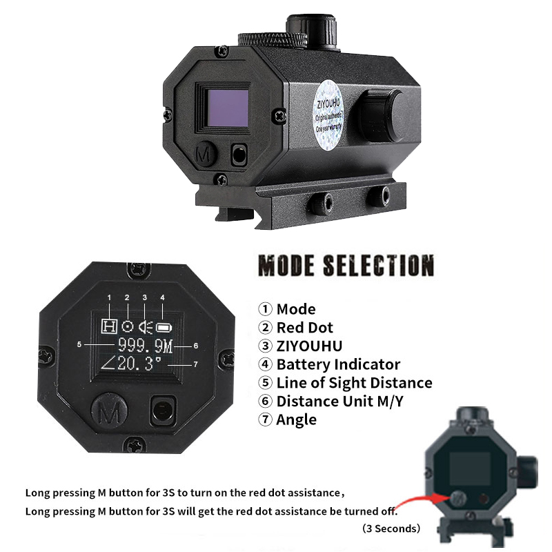ZIYOUHU-MINI8 カザ スナイパー レーザー距離計 - Rangefinder Laser Hunting のレビューと価格