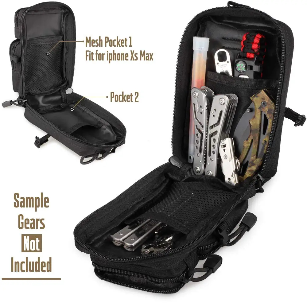 ミニモールユーティリティポーチ、EDC小型ツールポーチ、アウ - Outdoor Hunting Gear Storage のレビューと価格