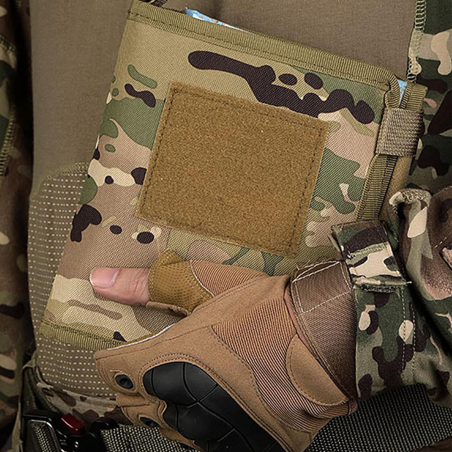 戦術的な MOLLE 防水マップケース多機能ノートブック日記 - Outdoor Hunting Gear Storage のレビューと価格