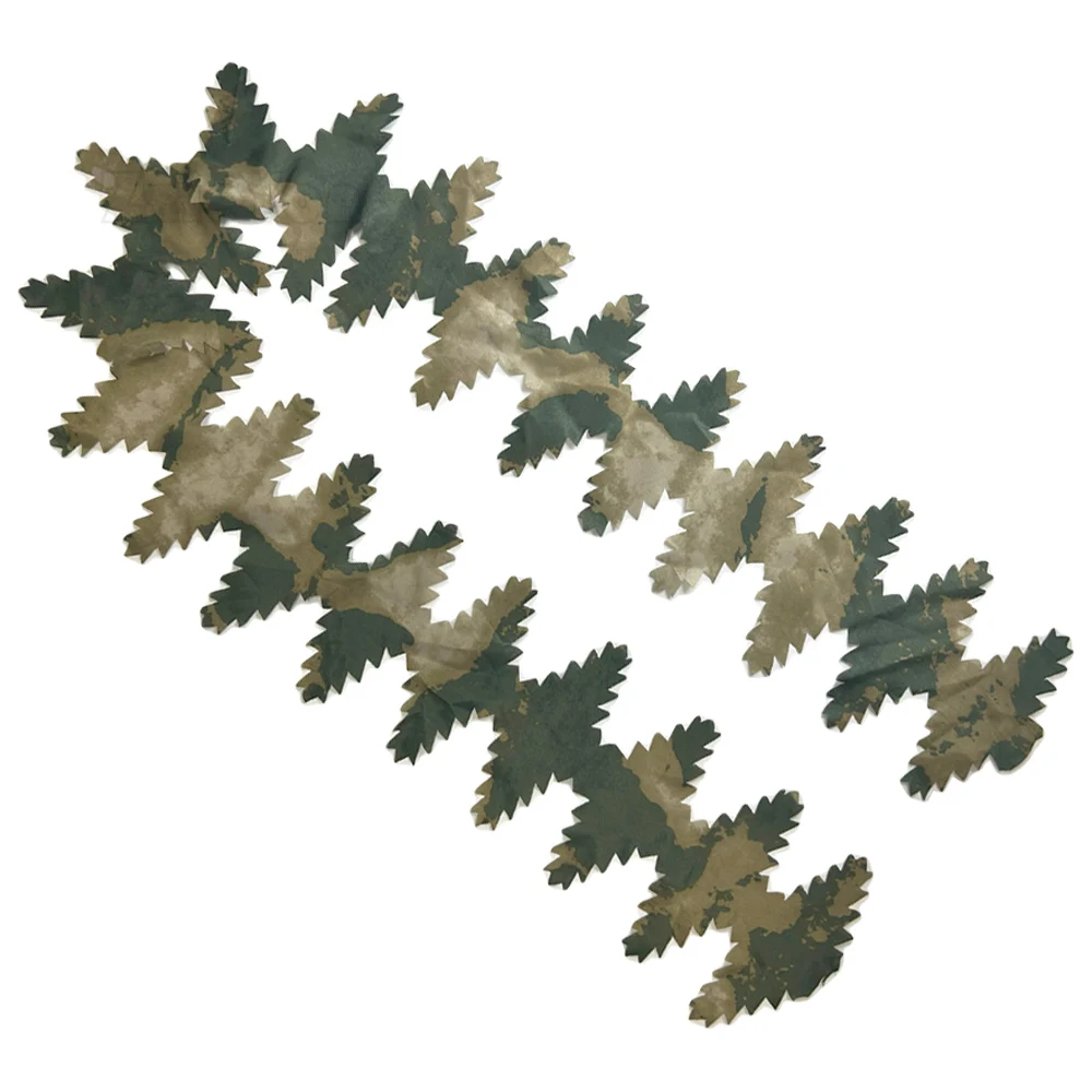 3D レーザー切断迷彩ストリップ戦術 DIY 飾るストリップ - Ghillie Suit Woodland のレビューと価格