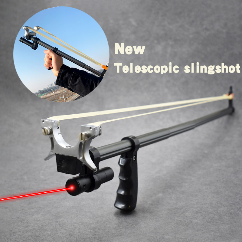 新しい赤外線レーザー伸縮式スリングショット高精度撮影ポータブ - Rangefinder Laser Hunting のレビューと価格