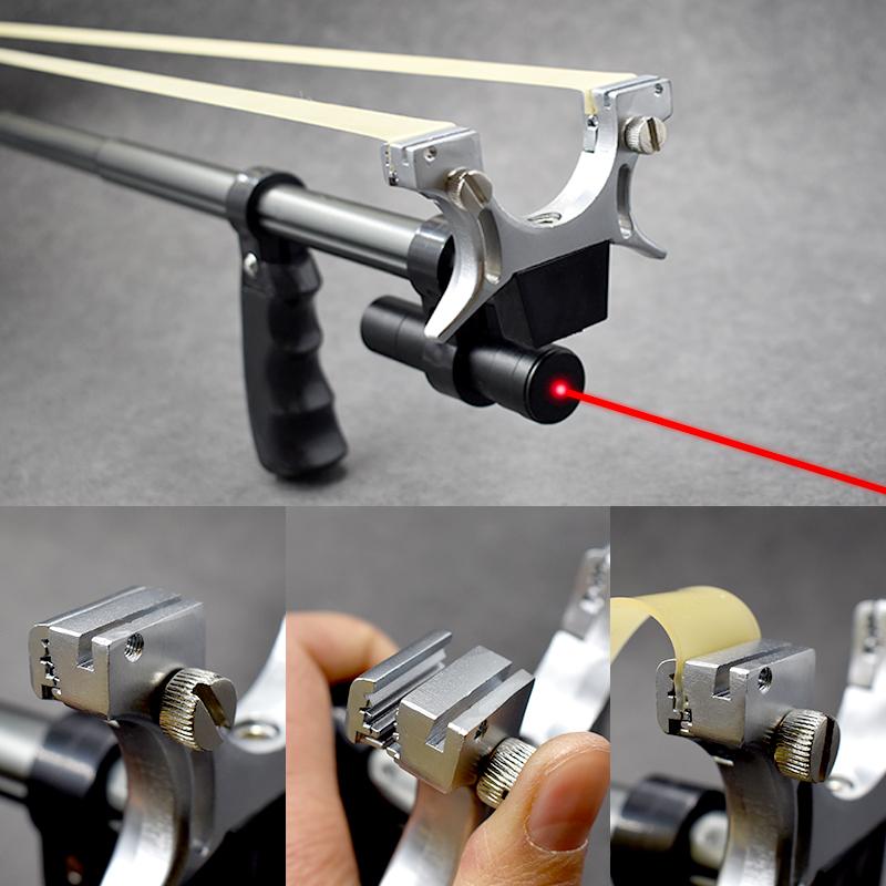 新しい赤外線レーザー伸縮式スリングショット高精度撮影ポータブ - Rangefinder Laser Hunting のレビューと価格