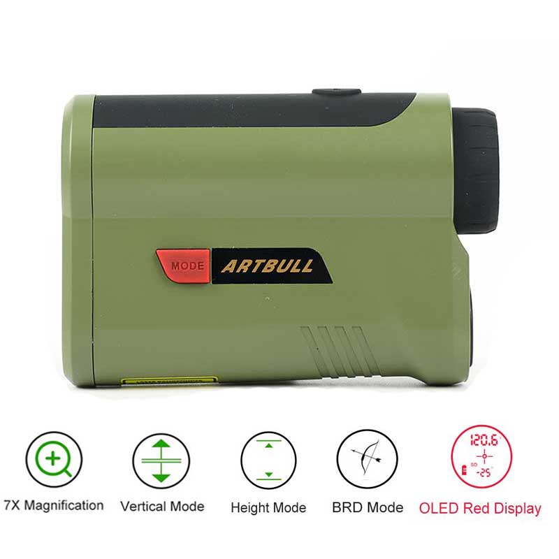 7倍増幅OLED赤色ディスプレイレーザー距離計ハンティング距 - Rangefinder Laser Hunting のレビューと価格