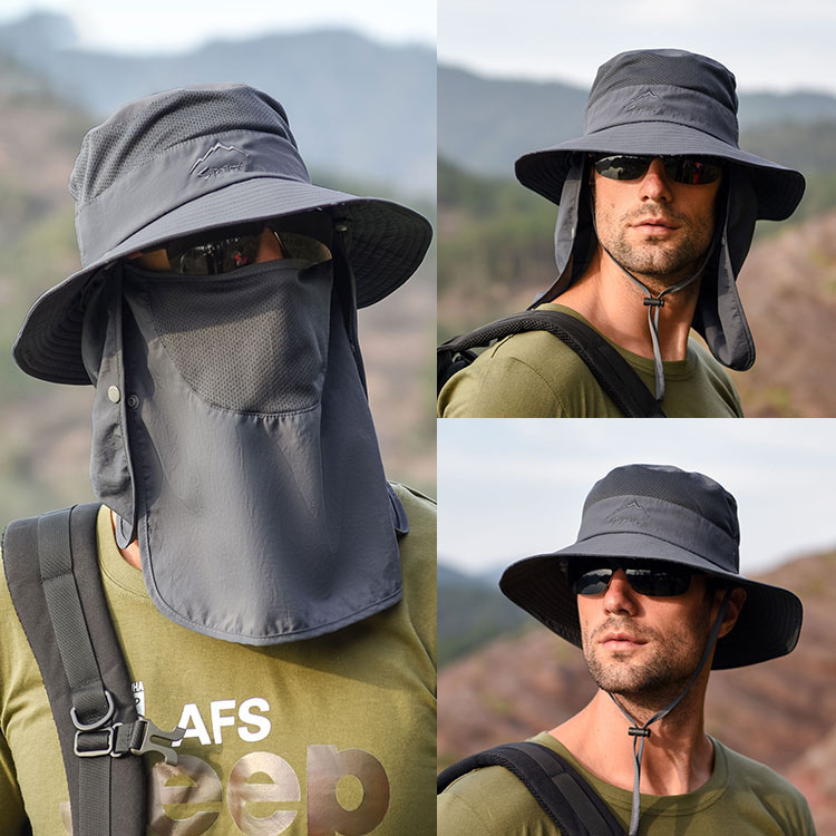 夏の太陽の帽子 UV 保護屋外狩猟釣りキャップ男性女性ハイキ - Hunting Outdoor Decor のレビューと価格