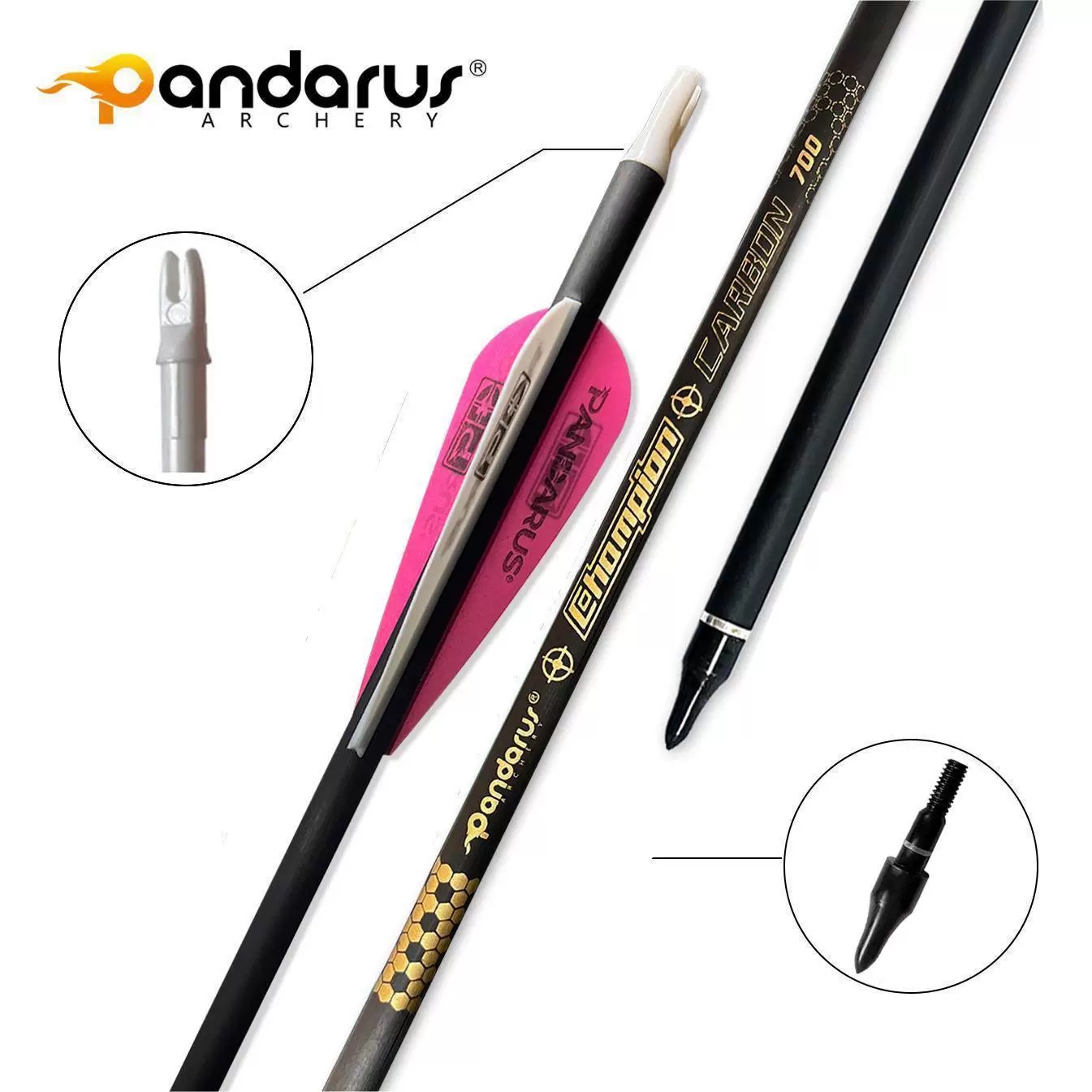 ストレートネス0.001 パンダルスチャンピオン ピュアカー - Arrow Carbon Shaft のレビューと価格