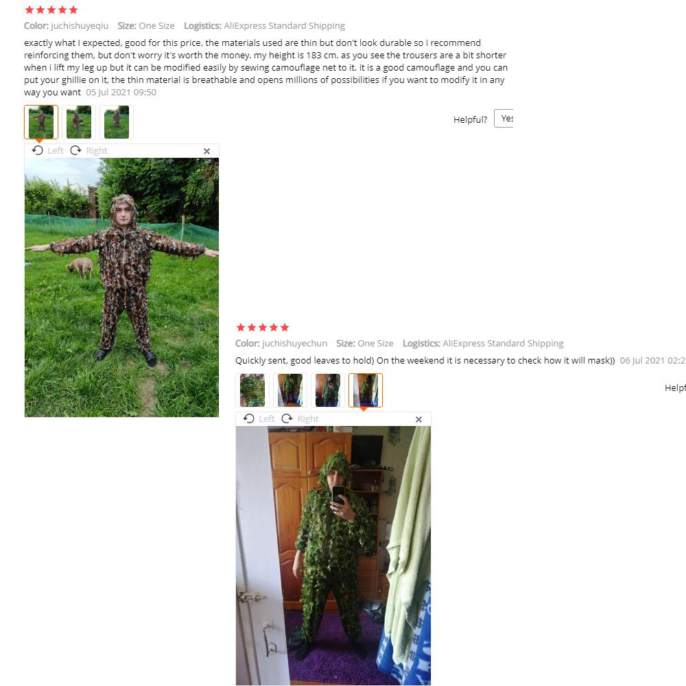 庭と狩猟のためのカモフラージュと花のエキゾチックな衣装,新し - Ghillie Suit Woodland のレビューと価格