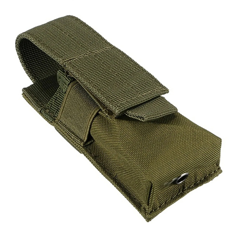 戦術マガジンポーチシングルピストルマグバッグモール懐中電灯ト - Outdoor Hunting Gear Storage のレビューと価格