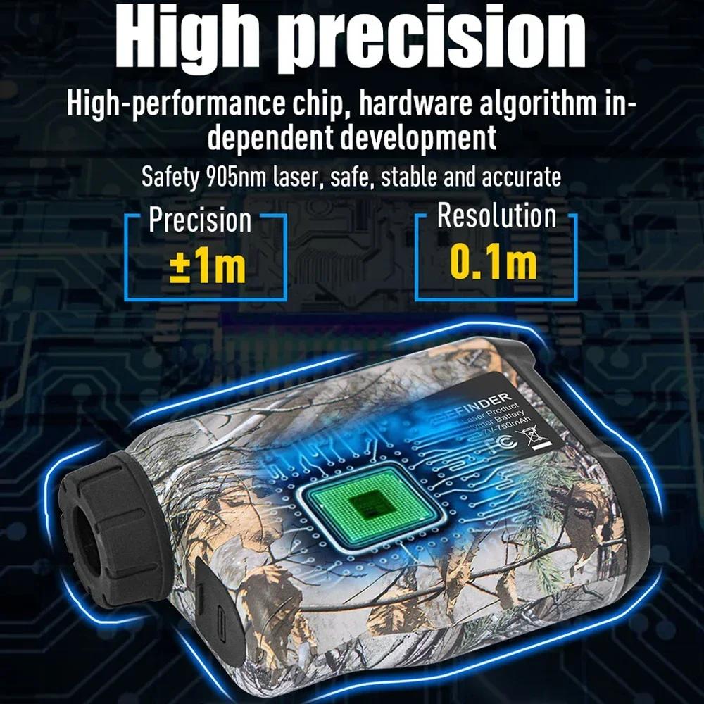 レーザー距離計狩猟用ゴルフ距離計距離計望遠鏡距離計 600  - Rangefinder Laser Hunting のレビューと価格